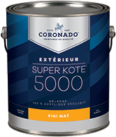 Peinture Galore La peinture Super Kote 5000 d'extérieur est conçue pour recouvrir entièrement et sécher rapidement tout en assurant aux surfaces une protection durable contre les intempéries. Elle procure des résultats exceptionnels de qualité commerciale.boom
